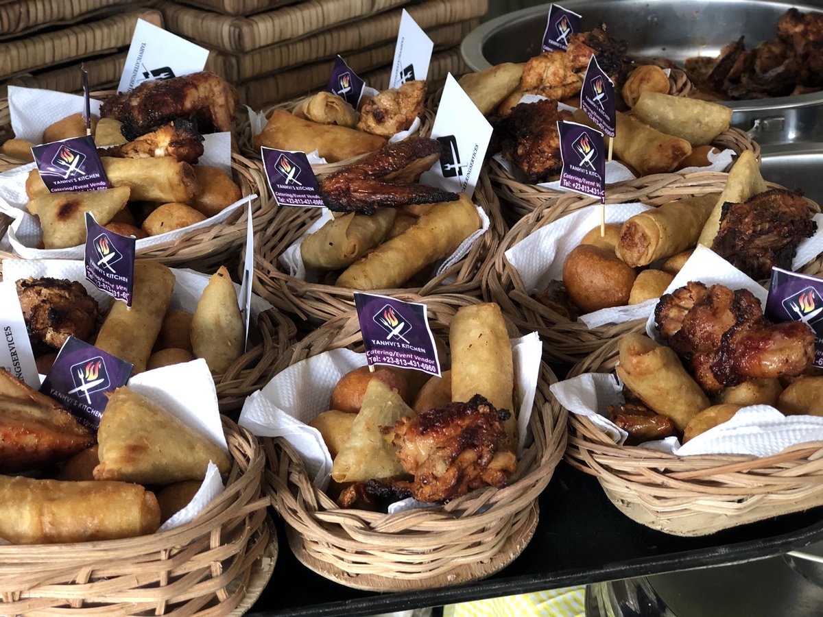 YanhviKitchen's tweet photo. We were live with @sugarbevents #kbunion
β’
β’
β’
Call us for both your indoor and outdoor events, takeaways and platter are also available ππ
#smallchopsplatter #fingerfoods #smallchopsvendor #eventsmenu #foodvendorinlagos https://t.co/Lm9csHy0MK