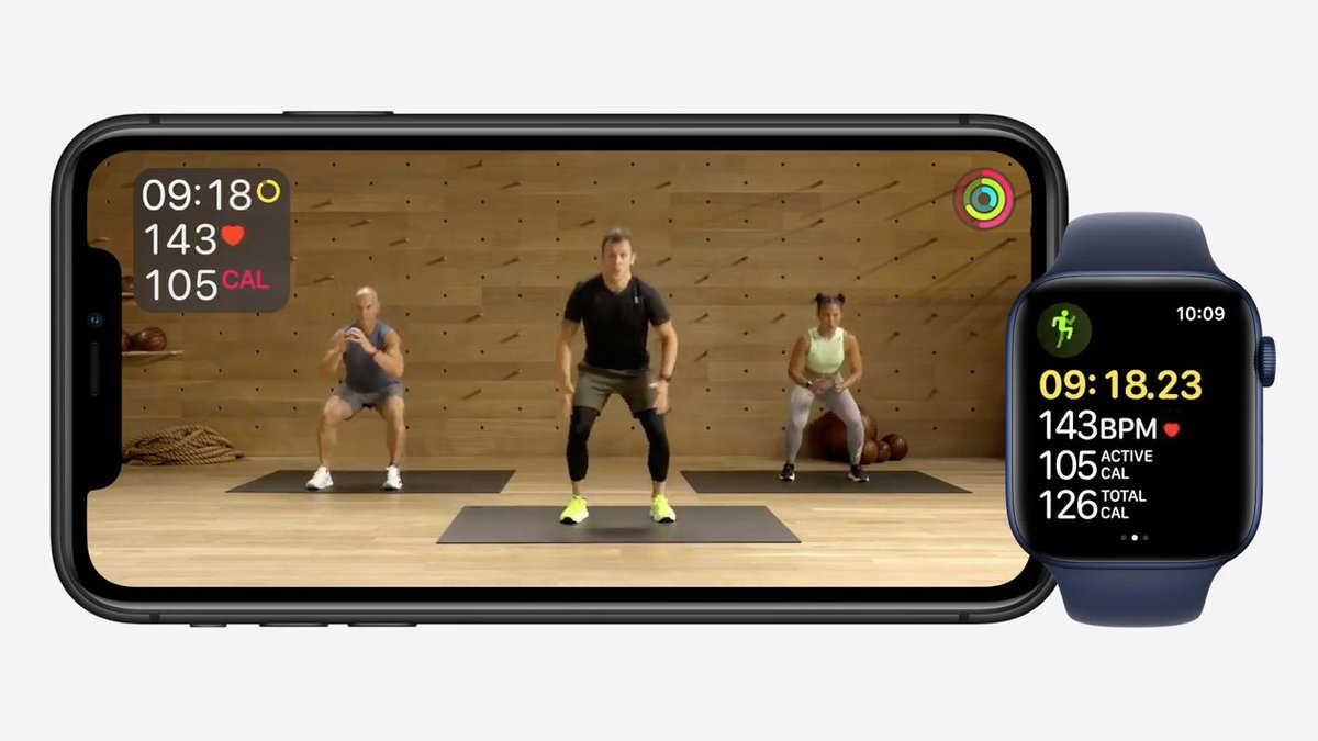 futureisiphone's tweet photo. Apple Fitness+がおもしろい

✅iPhone/iPad/Apple TVで見られるフィットネス動画サービス
✅Apple Watchの心拍数などが映像のほうに表示される
✅世界トップレベルのトレーナー

残念なのは日本展開はまだなこと..

#alife 
#applewatchseries6 #applewatch #apple https://t.co/76M6OjOg1Z