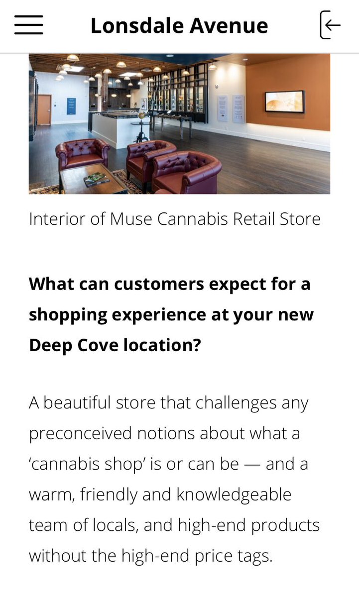Here more about our upcoming third store in <a href="/LonsdaleAve/">Lonsdale Avenue Magazine</a> at lonsdaleave.ca/muse-cannabis