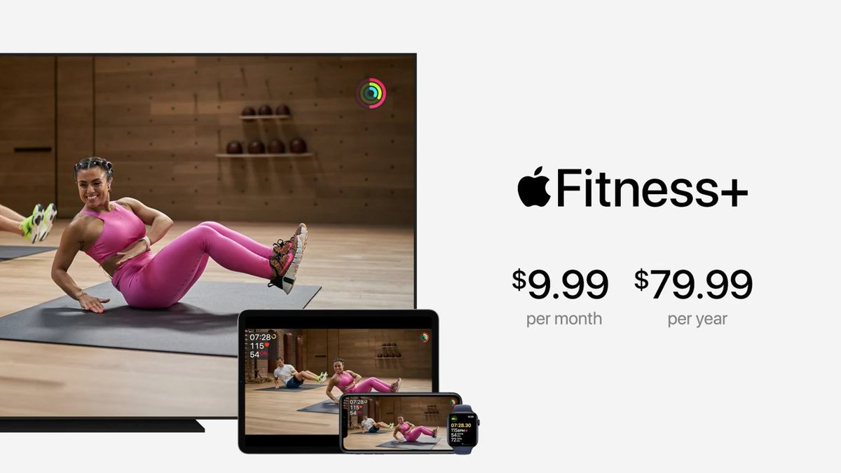 futureisiphone's tweet photo. Apple Fitness+がおもしろい

✅iPhone/iPad/Apple TVで見られるフィットネス動画サービス
✅Apple Watchの心拍数などが映像のほうに表示される
✅世界トップレベルのトレーナー

残念なのは日本展開はまだなこと..

#alife 
#applewatchseries6 #applewatch #apple https://t.co/76M6OjOg1Z