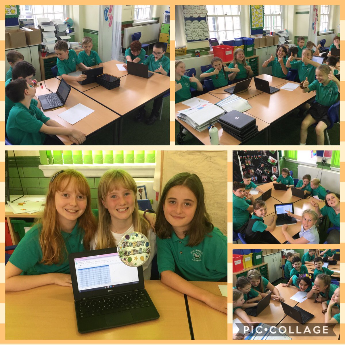 YGCaerffili's tweet photo. Cymaint o hwyl heddiw wrth drefnu cronfa ddata / So much fun today filtering a database of suspects #whodunnit #hwylasbri #sgiliauTGCh #superdetectives https://t.co/2G2jmjlUxX