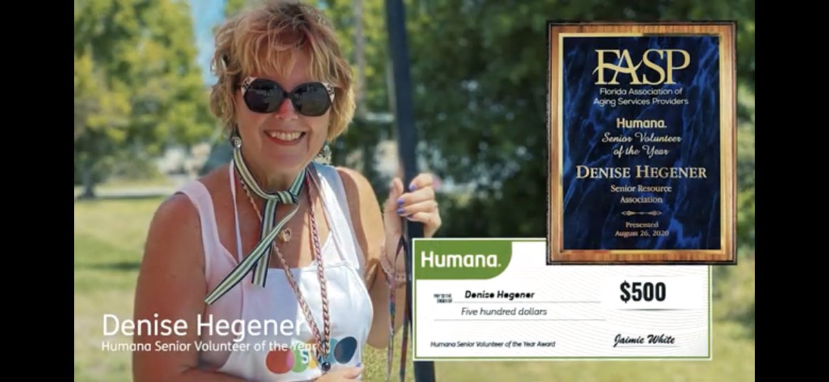 Congratulations to Denise Hegener, the 2020 Humana Senior Volunteer of the Year! We are incredibly proud of Denise and her unwavering dedication to SRA and our Meals on Wheels program. Thank you for helping us feed hundreds of homebound seniors in our community.
