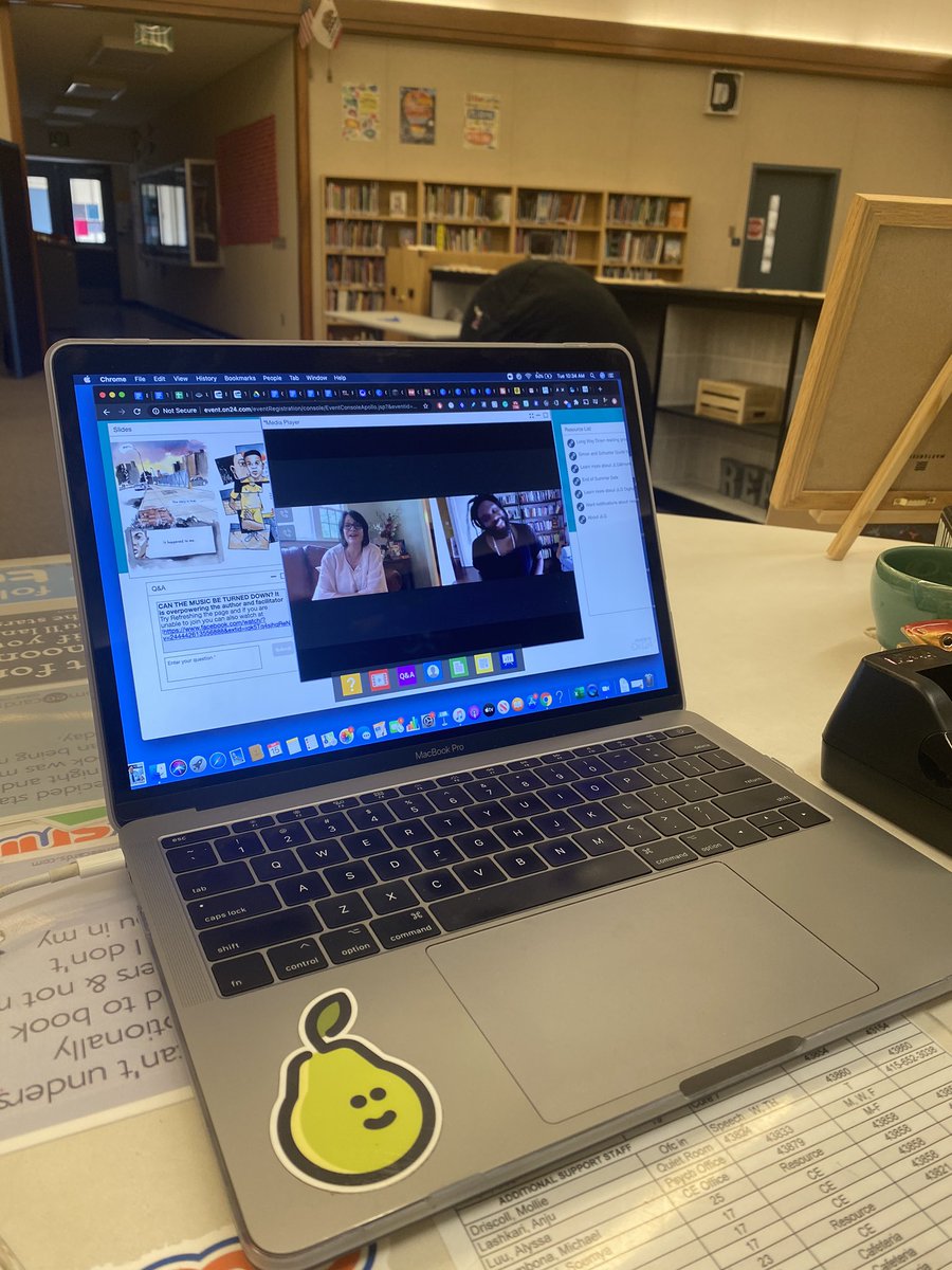 LCMSLib's tweet image. Major anticipation for this @JrLibraryGuild webinar with @JasonReynolds83 🤩 Powerful messages and reminders! “Don’t be afraid to give your kids some junk food if it changes the way they feel about reading.” #LCMS #JasonReynolds #JLG #SRVLibraryLove #SRVUSD