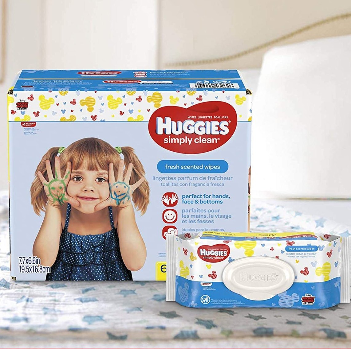 huggies simply clean wipes 704