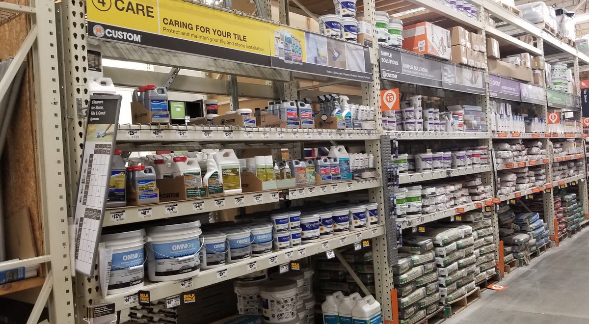 Way to go D23 on rocking out the challenge of packing out and maintaining tile set materials.