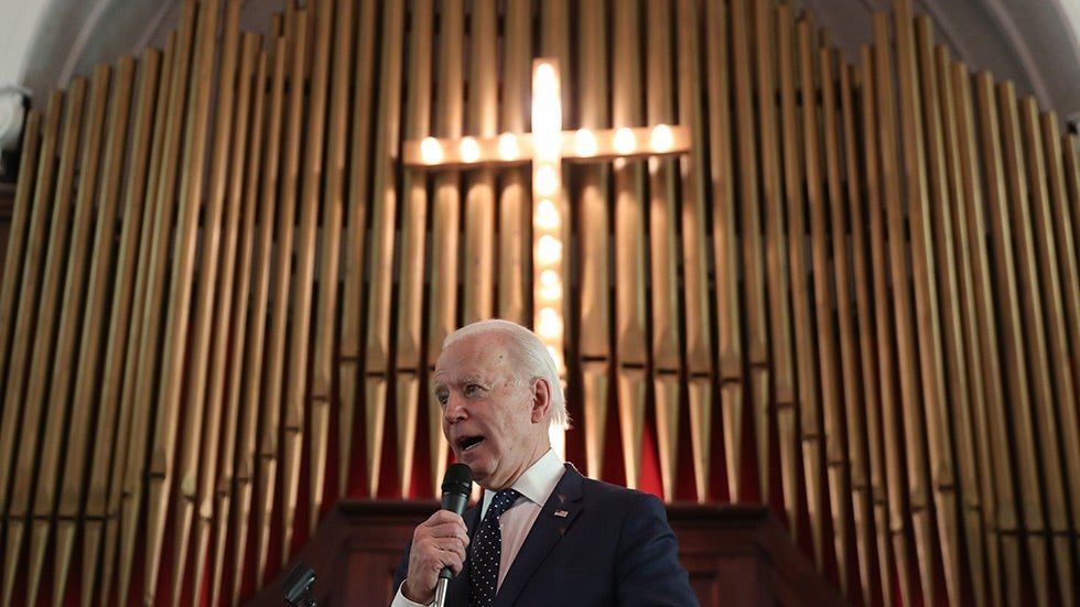 thehill's tweet image. #BREAKING: Catholic group launches $9.7 million campaign against Biden targeting swing-state voters hill.cm/UkK8W9c