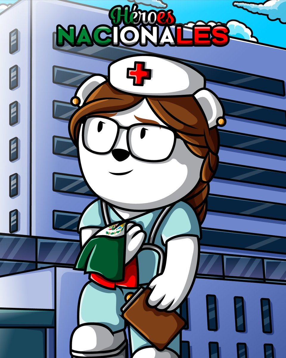 A ustedes que diario salen de casa arriesgando su vida...Enfermeras, Doctores, Camilleros y Paramédicos los mexicanos agradecemos infinitamente su labor. Gracias por las vidas que han salvado y por haber luchado por los que se han ido. ¡Viva México! #HéroesNacionales