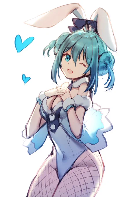 Anmi先生(@Anmi_)の初音ミクのBicute Bnnies Figure第2弾バージョンラフ #初音ミク #Bicute_Bnnies_Figure 