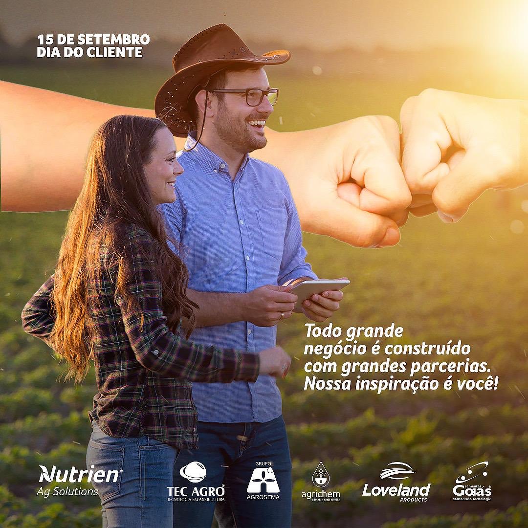 A todos que acreditam em nossas soluções e nos escolheram como parceiros, nosso agradecimento.
Juntos construímos o futuro.

#nutrien #nutrienagsolutionsbrasil #grupotecagro #agrichemdobrasil