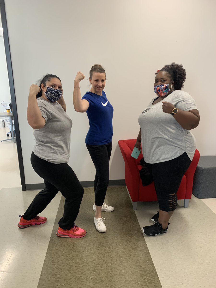 SMSDMiddle's tweet photo. SMS staff wore workout gear today. We are doing the heavy lifting when it comes to student engagement and helping students find success! #WeWillWorkHarder
#BeTheDifference https://t.co/nkd9A420Lg