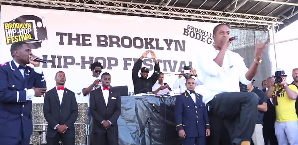 PhotoRob's tweet image. I'm in the yellow shirt. #bkhiphopfest