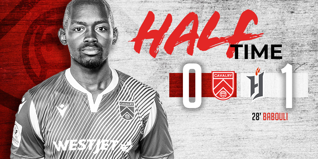 CPLCavalryFC's tweet photo. HALFTIME
The biggest 45 of our season coming up.
CAV 0 – 1 FOR
#CavsFC #StablesToGables #IslandGames
#CanPL #OneSoccer https://t.co/FHsmpNcg59