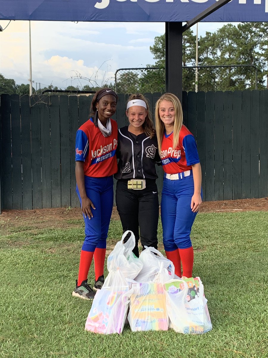 Congratulations Prep Leaders Kamiya Dillion and Kayleigh Canoy for leading MAD project “Go For Gold” softball game to raise awareness and funds to cure childhood cancer. Canton Academy girls contributed during the game as well. Go Canton Academy! Go Prep!!! Win- Win!!!’