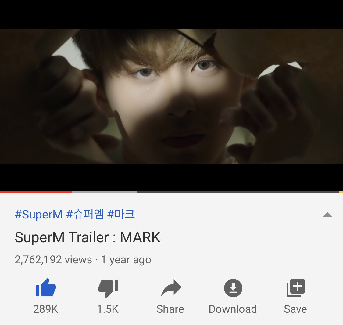 nctmarkarchive's tweet photo. It has been a year since Mark’s SuperM Trailer has been released.
It is currently the most viewed trailer on both Youtube & Twitter with over 2.7M views on Youtube & 1.8M views on Twitter.
We are so proud of our #SuperMarkLee https://t.co/uEFsyKICNE
