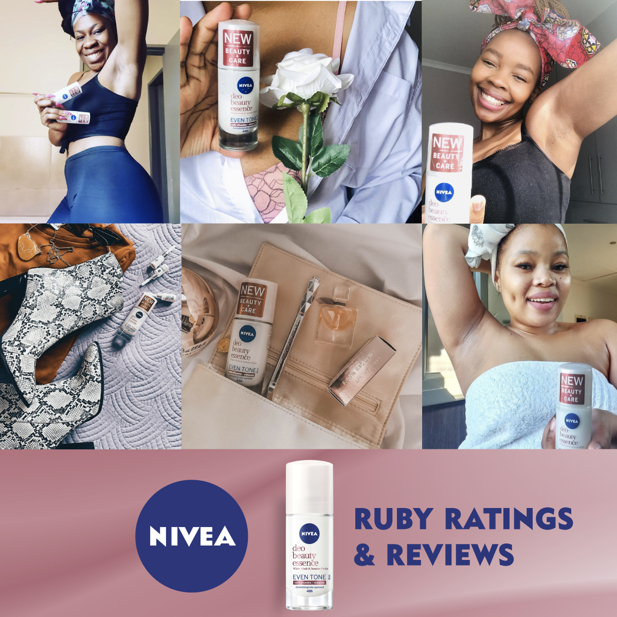 rubybox_beauty's tweet photo. ruby reviews &amp; ratings: Nivea Beauty Essence Deodorant 🌸🌸
Have a look for yourself: https://t.co/iqGRUHSQU4
#rubybox #rubyboxdeobeauty #NIVEASA #deobeautyessence https://t.co/oems7n84Lm