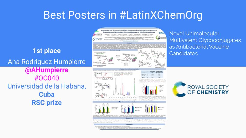 MolinaGroup's tweet photo. Thanks for making #LatinXChemOrg a very successful category. #OChemRocks! Here are the posters in the top three selected by the judges: https://t.co/tad2HJXVLD