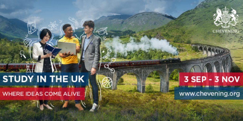 UKinPanama's tweet image. ¿Conoces la Beca #Chevening?
Esta es una oportunidad para estudiar el grado de maestría en el Reino Unido🇬🇧.
Buscamos gente apasionada capaz de demostrar su compromiso con la creación de un cambio positivo.
Tienes hasta el 3 de noviembre para aplicar👉 chevening.org/apply