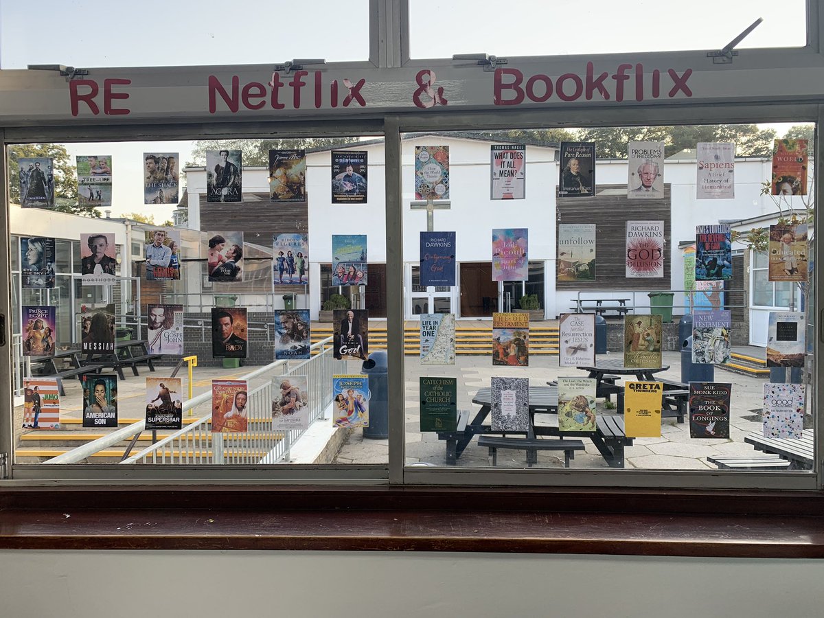 MissLyonsAHT's tweet image. That was a long day! Anyone for RE Netflix or Bookflix this evening? #walldisplay #edutwitter #RE #ChillwithRE