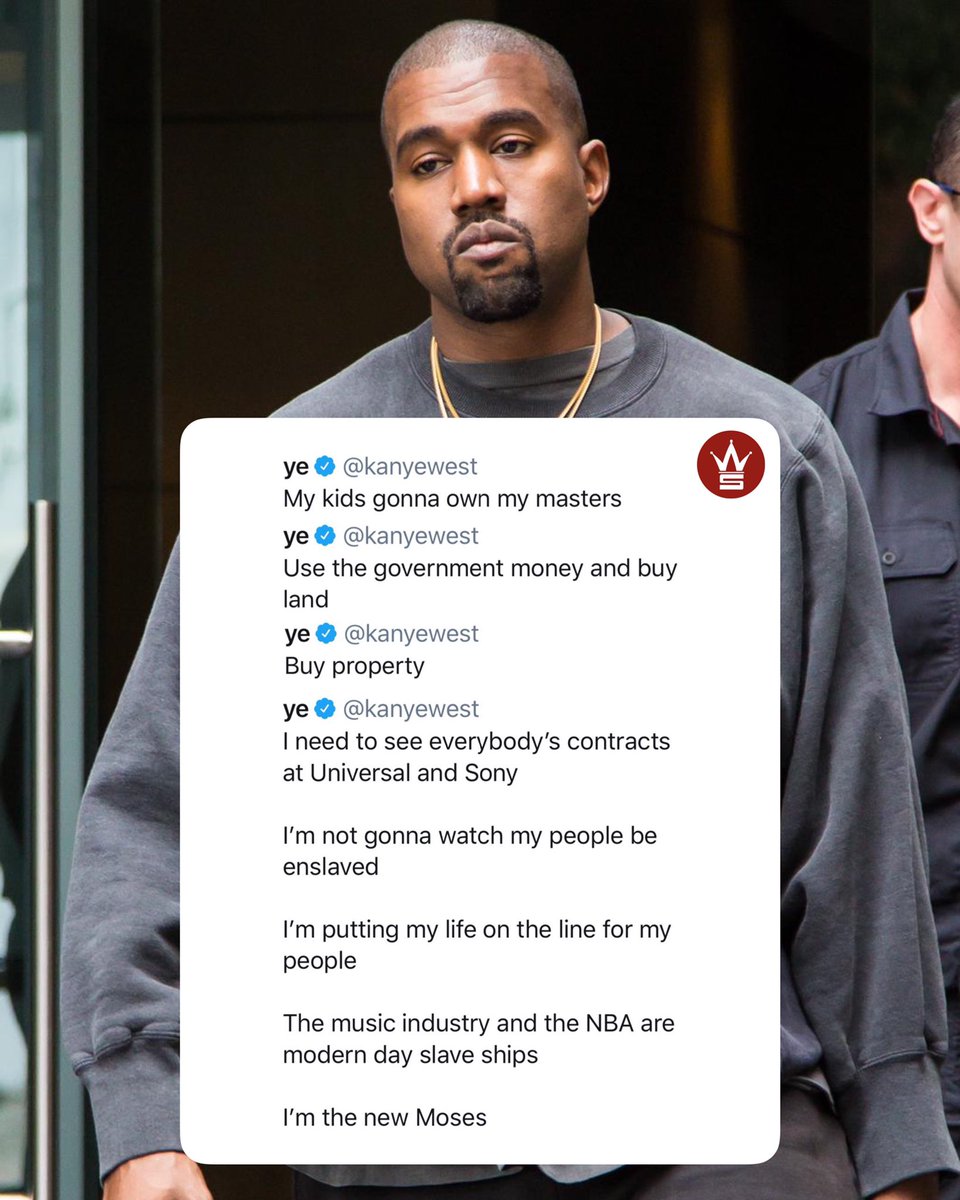 WORLDSTAR's tweet photo. #KanyeWest calls himself the new Moses...thoughts?👇🤔@kanyewest https://t.co/Oy9OTH6oOi