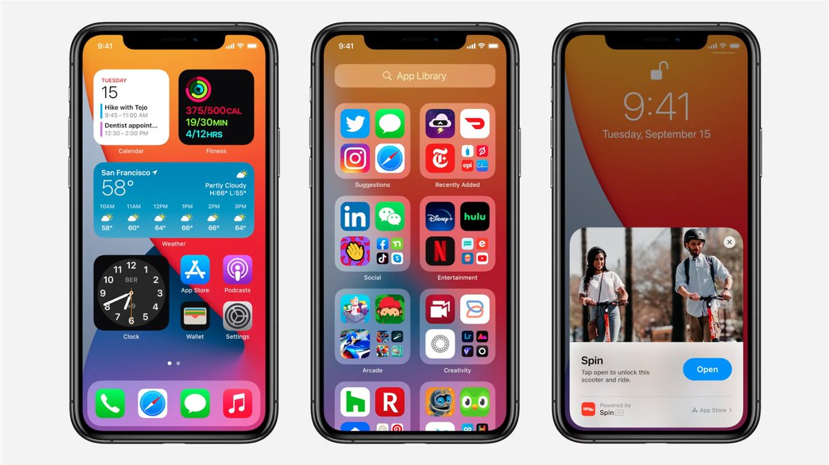 rapplerdotcom's tweet photo. iOS 14 rollout also starts September 16, US time. #AppleEvent https://t.co/ntj4MqcNU1