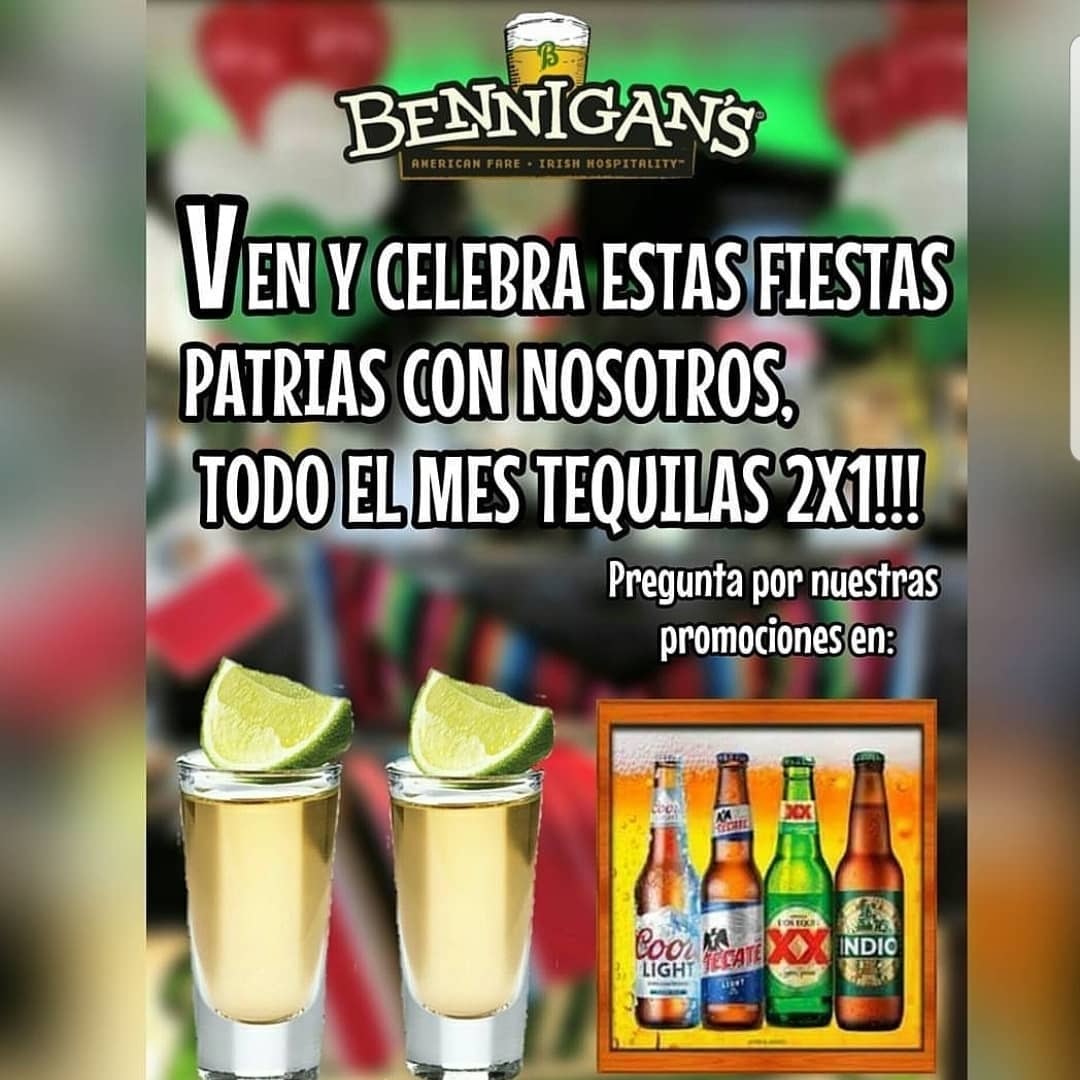BennigansMaat's tweet photo. #DiaDeLaIndependenciaDeMexico #VivaMexico 🇲🇽 ❤ 🍀 https://t.co/Q6ZgfowCrh