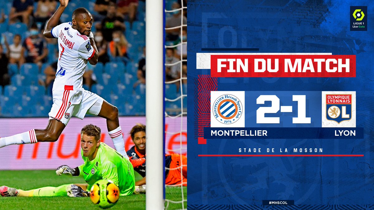 OL's tweet photo. Score final : Montpellier 2, OL 1.

#MHSCOL https://t.co/8bSwrXvryr