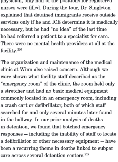 More on lax medical care at immigration detention facilities run by LaSalle Corrections: