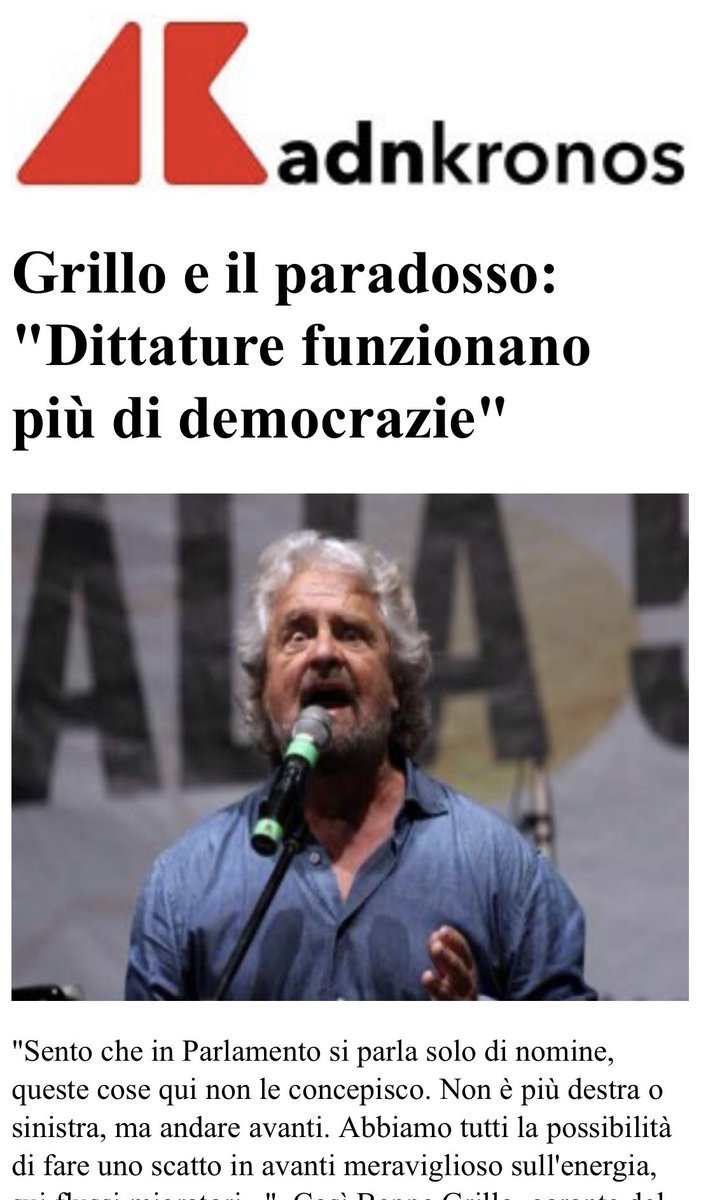 Sono mesi che ce l’avete sulla punta della lingua. 😷#M5S #regime #Grillo #ItaliaVostra