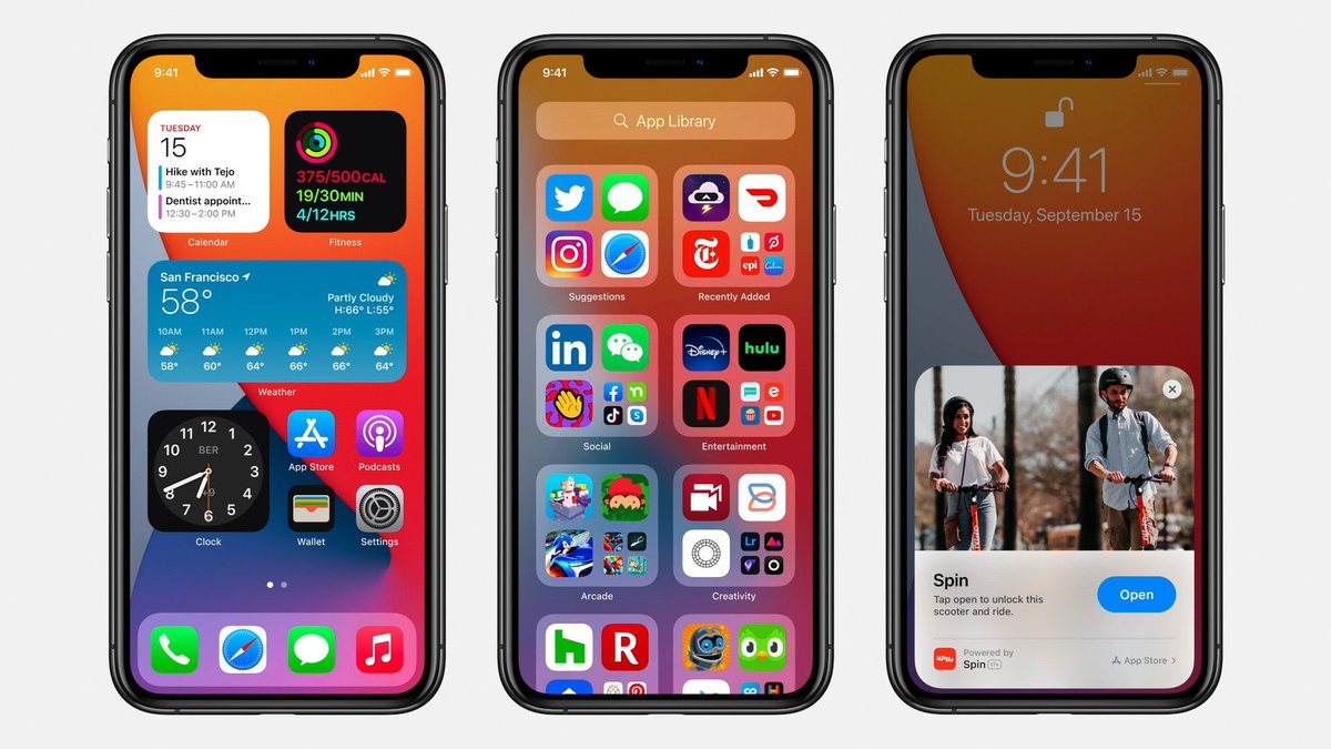 TRaadgevers's tweet photo. Vanaf morgen is iOS14 beschikbaar voor #iPhone #AppleEvent https://t.co/w7YuXbOqYH