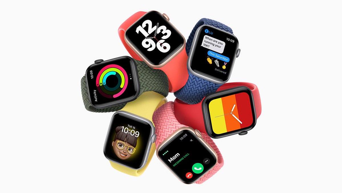 jjackwhiteman's tweet photo. Récap des annonces #AppleEvent  

- Apple Watch Series 6: 429€
- Apple Watch SE: 299€
- iPad (8e génération): 389€
- iPad Air: 669€ https://t.co/0lzeb5RQAA
