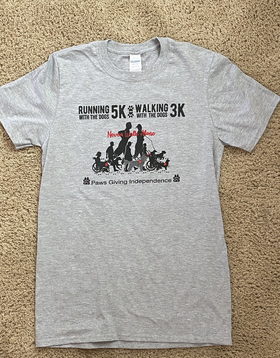 PGIdogs's tweet photo. Our race shirts are in and they are super soft and comfy! There is still time to get one! Sign up TODAY: https://t.co/7aa1W1tAaD
#pgidogs #facilitydog #workingdog #givingindependence
#rwd #pgiwalk #pgirun #pgibike #rwd2020 #neverwalkalone #giveathome #supportpgi #fullypromoted https://t.co/K1oysSA2lF