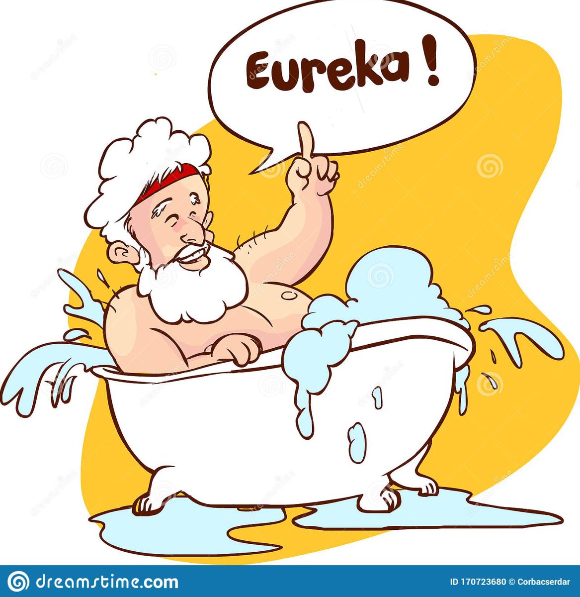 DAY 14 - The most memorable moment in science: when a naked weird dude was running through the streets of Syracuse yelling "Eureka" because he had just thought of one of fluid mechanics fundamentals: Archimede's principle.