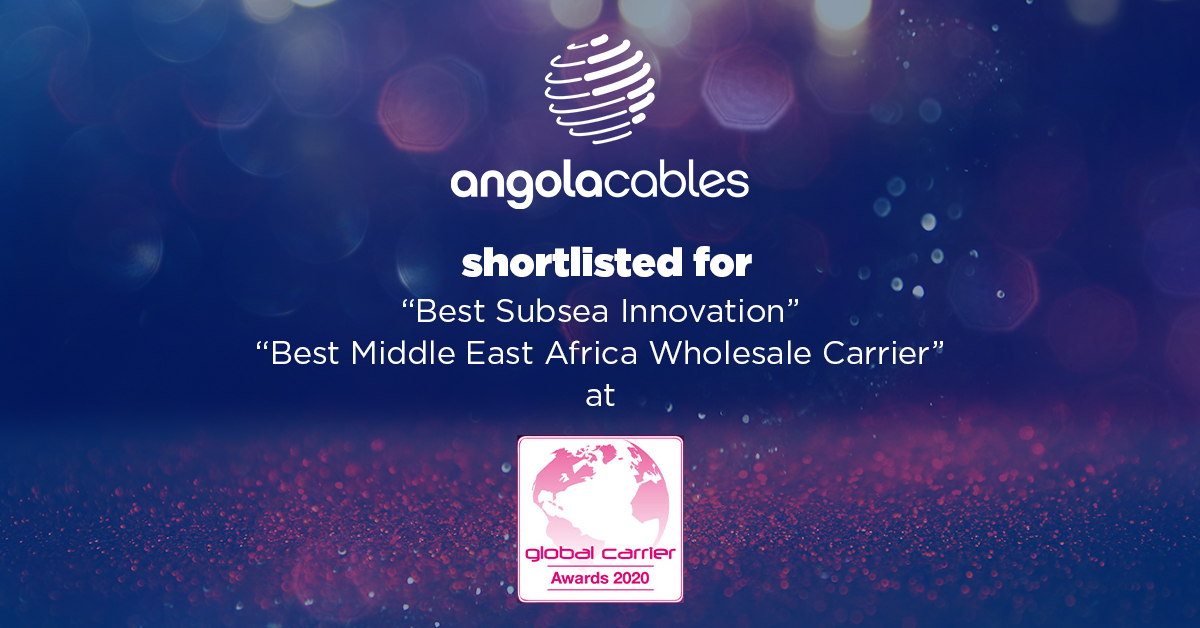 angola_cables's tweet photo. We are excited and honoured to announce that this year, Angola Cables has been shortlisted for Capacity Media, #GlobalCarrierAwards in two categories - Best Subsea Innovation, Best Middle East Africa Wholesale Carrier.

Join us!
https://t.co/e8wRFHrIRN https://t.co/V4EdwLMehx