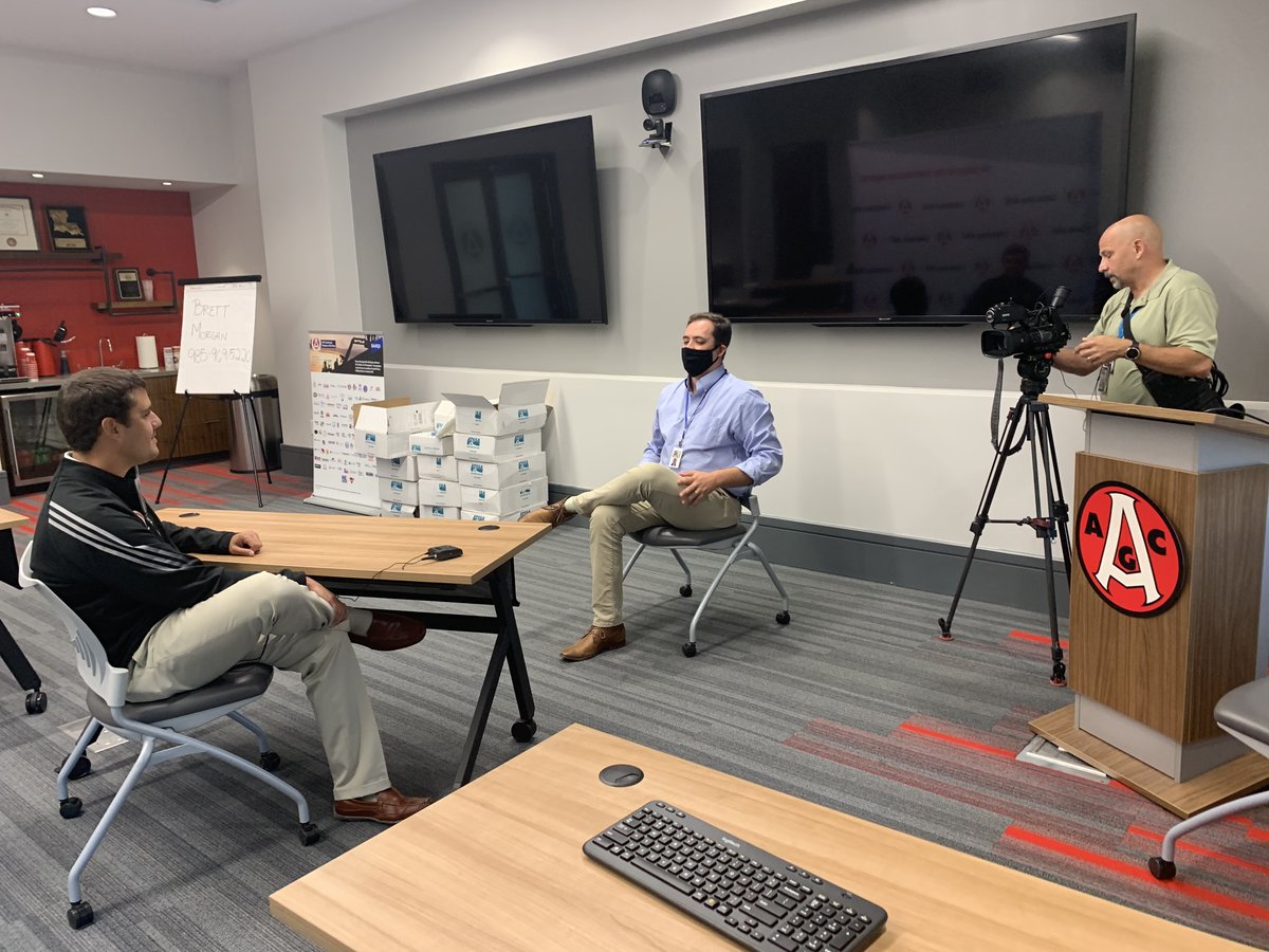 WAFB stopped by to interview our Operations Manager, Michael Demouy, who explained the current conditions of the Construction Industry as well as what to expect in the near future. Airs tonight @ 6 PM (WAFB). Be sure and tune in!! #LAGC#LAGCInTheNews#WAFB🙂
