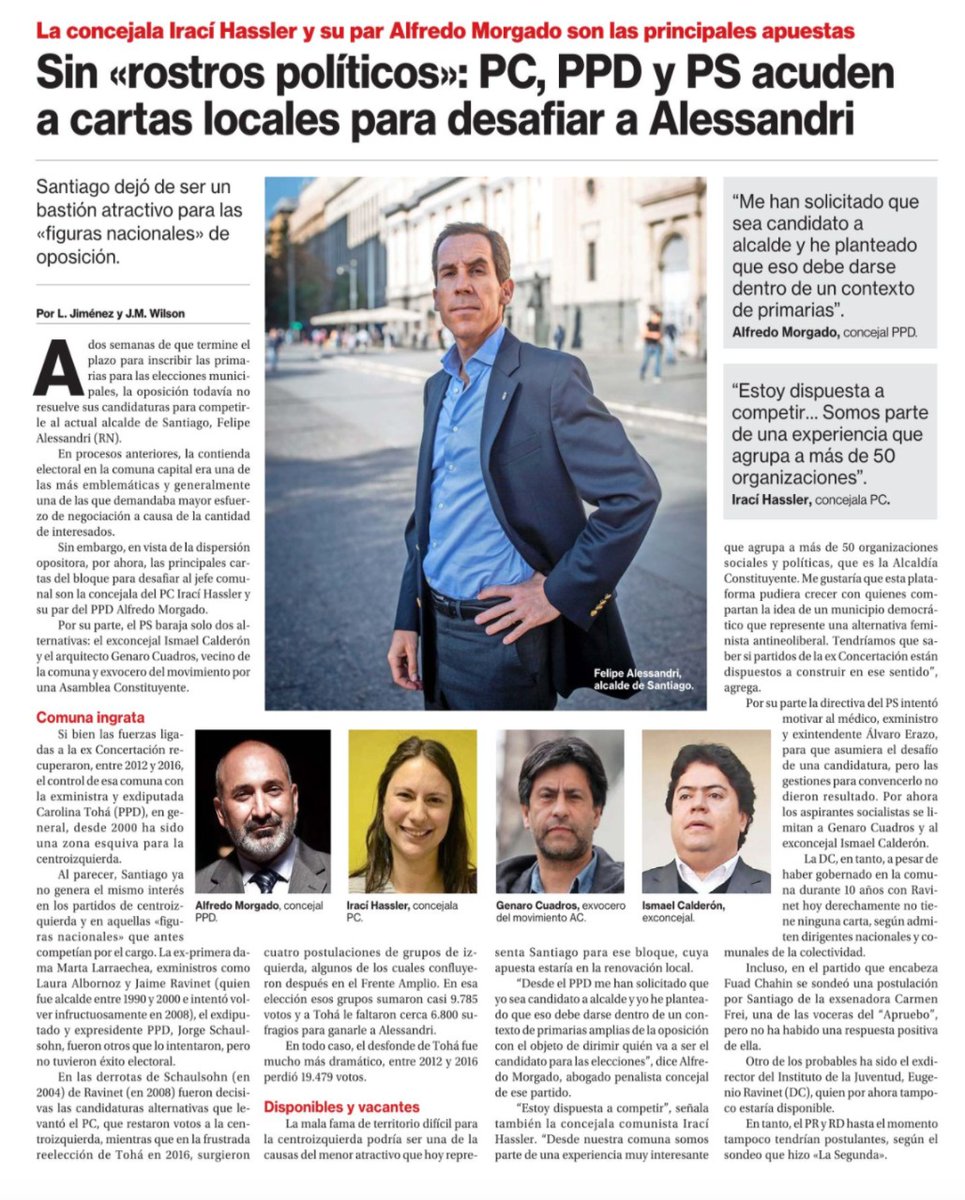 IraciHassler's tweet photo. Tenemos la disposición y convicción de disputar la Alcaldía de #Santiago. Somos parte de una experiencia muy interesante que agrupa a más de 50 org, Alcaldía Constituyente, desde la cual invitamos a la ciudadanía a construir un municipio democrático, feminista y antineoliberal. https://t.co/zIrhhySxNG