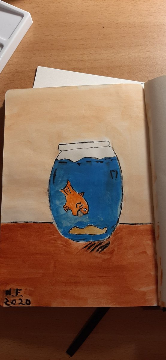 LavenderG20's tweet photo. I've done worse. Not bad for a first time. ##firsttimeartist #sligo https://t.co/jw0498ZcRK