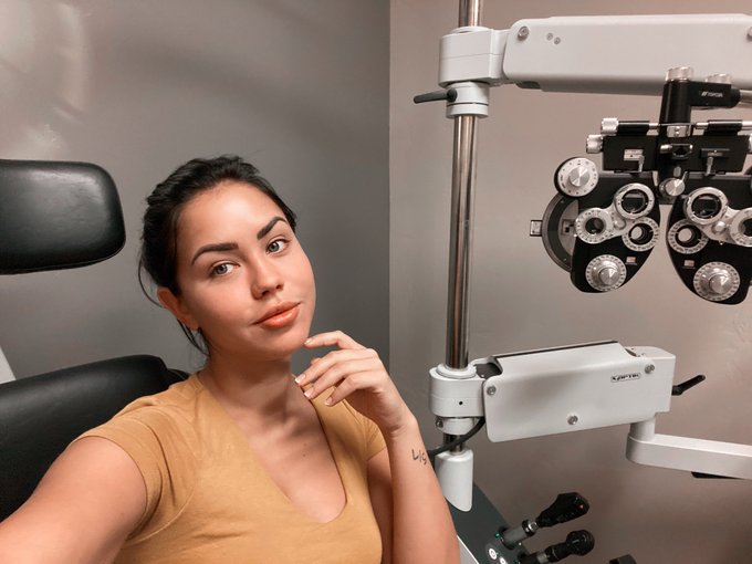 I’ve been sitting in the exam chair in a little office of an eye doctor forever and like...honestly starting