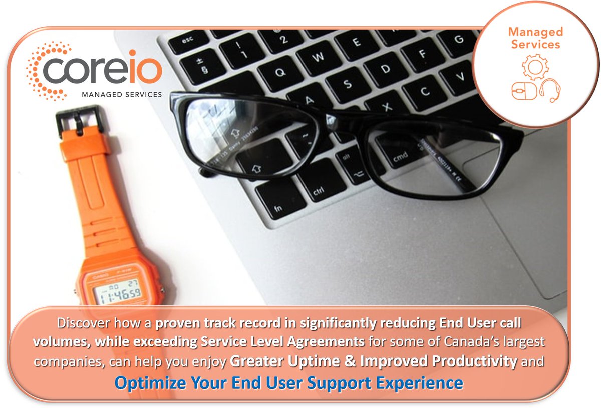 coreioinc's tweet photo. Let’s discuss how to improve and optimize your End User Support Experience.

Managed IT Services have been our core business for nearly 40 years. https://t.co/J2ozdtO0ZE