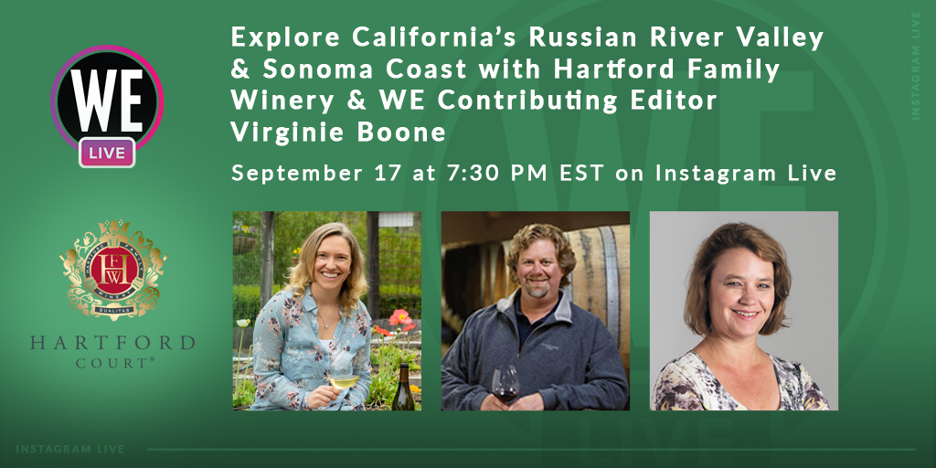 Ready for our virtual tasting with <a href="/HartfordWines/">HartfordWines</a> this Thursday, 9/17? Join us at 7:30 PM EST on IG Live to learn about 3 exceptional wines from Hartford Family Winery. enth.to/3ijdC6h Sponsored