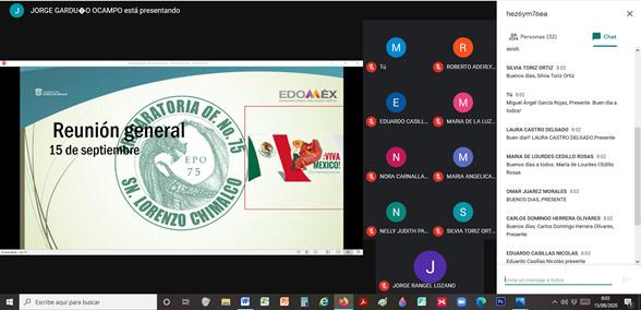 epoem75's tweet photo. Directivos, orientadores y docentes en reunión general de trabajo para especificar características de clases en Classroom para recibir a nuestros alumnos
#Orgullo75
@alfredodelmazo
@alexfedezcam
@SEMSedomex
@israeljeronimol
@EdomexDgfa
@HectorUlisesCG1 https://t.co/fIs6gbDExb