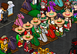 Leo_G_Habbo's tweet photo. Ya listos en la agencia para el grito de la noche. ¡VIVA MÉXICO! https://t.co/TFnc5TlZ0Y