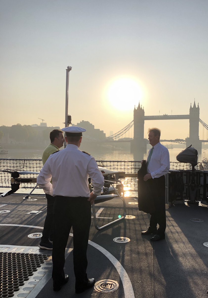 VAdmNickHine's tweet photo. Great morning spent onboard @hms_tamar catching up with the crew at the end of their visit alongside #hmsbelfast Keep up the good work 👍⚓️ https://t.co/eUuvEV3Isg