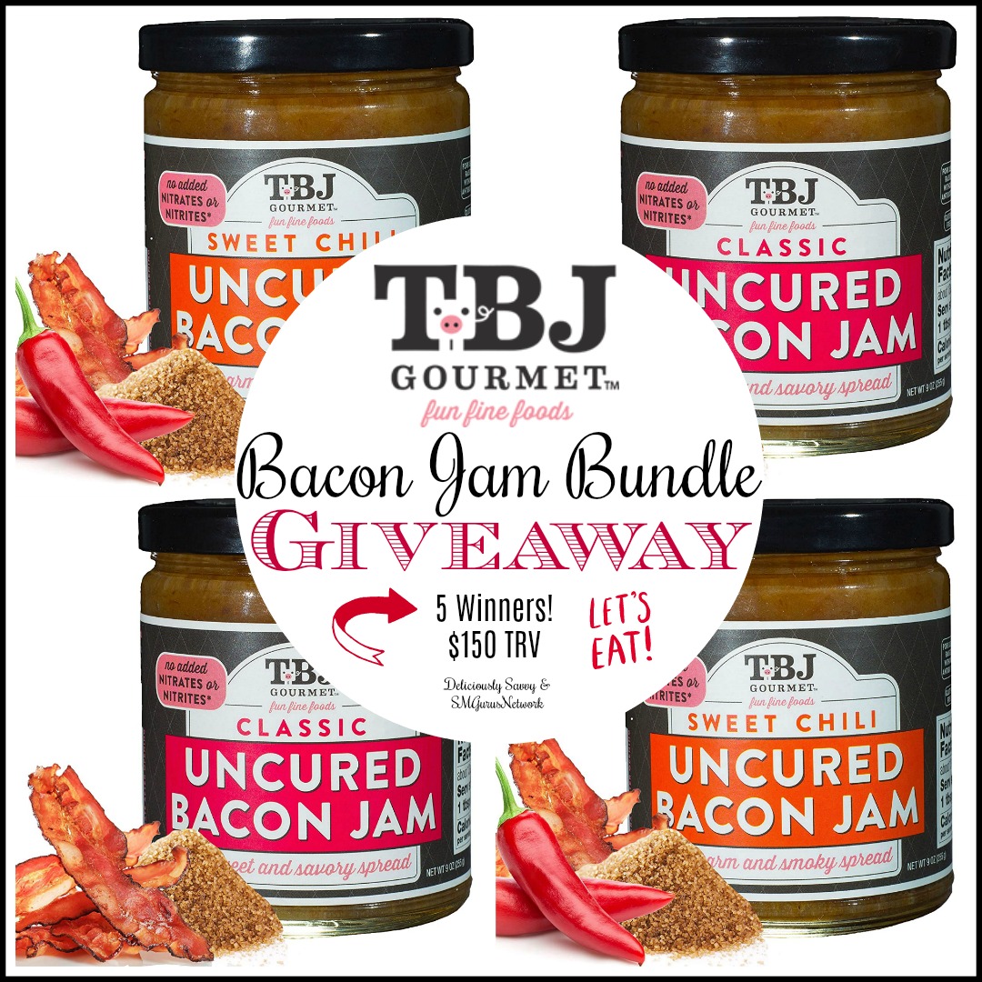 DeliciouslySavv's tweet photo. 🎉Enter To Win The #TBJGourmet Bacon🥓 Jam Bundle Giveaway! (5 Winners ~ $150 TRV) @TBJGourmet #FallGiftGuide2020
Enter Today👉https://t.co/fcDN86l2I0 via @DeliciouslySavv https://t.co/YbbCeGvrnT