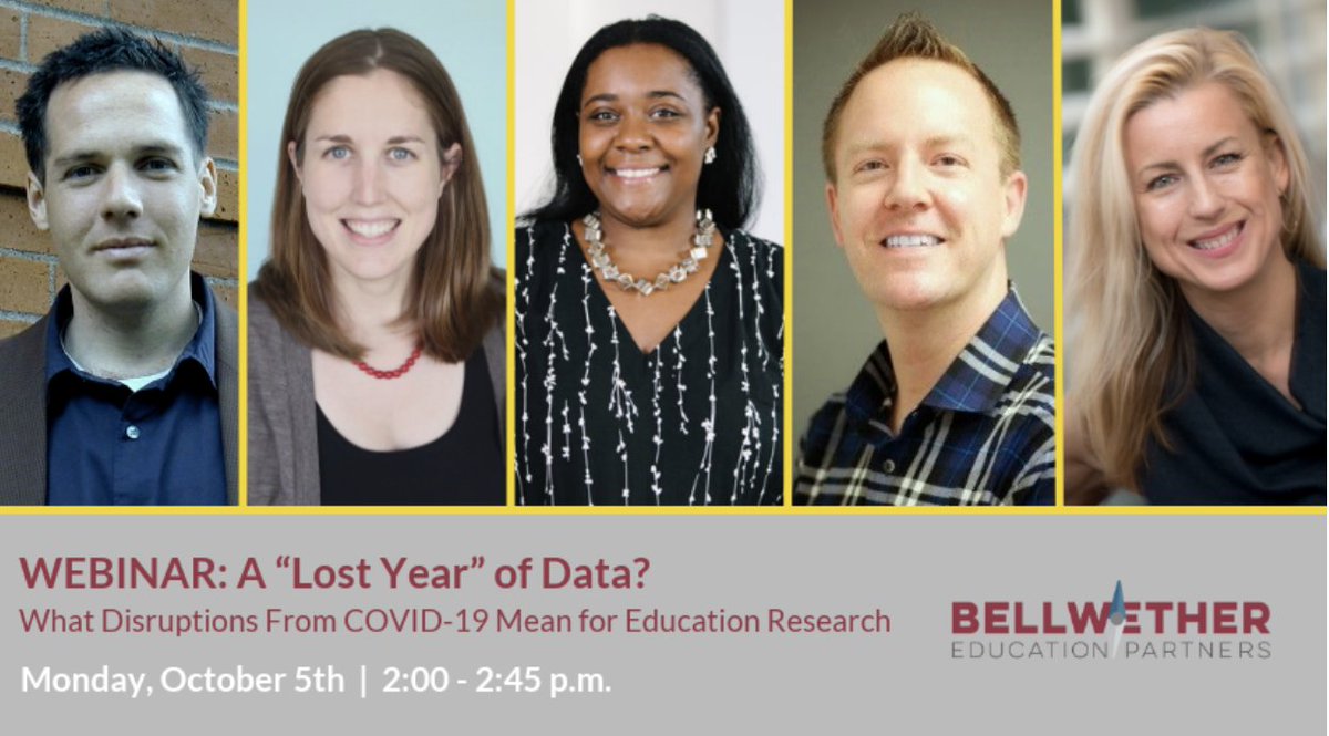 ACreanDavis's tweet photo. What questions do you have for education researchers coping with a #LostYearofData due to COVID19? Share here, and hope you'll join us October 5! #EdResearch #EdPolicy #evaluation #eddata #assessment #econofed
@caldercenter @bellwethered @NWEA @IESResearch https://t.co/bfhzjgPTvK