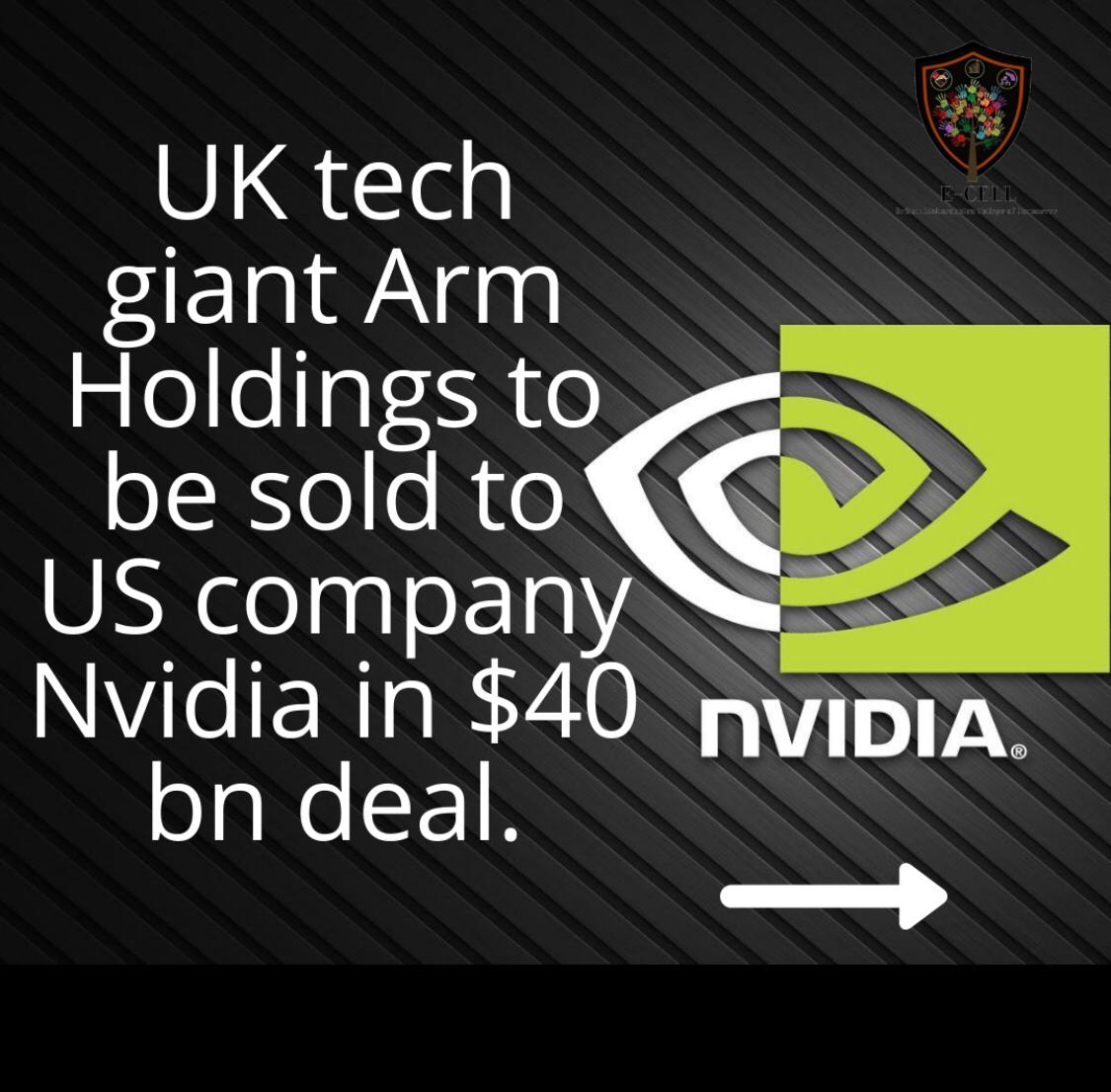 Ecell_BMCC's tweet photo. Chip designer’s co-founder says deal is an ‘absolute disaster’ that will lead to UK job losses.
What are your opinions ? #bmcc #ecell #enterpreneur #Entrepreneurship #NvidiaARM #business #businessnews #BusinessOwner #change #techcompany https://t.co/Q58UBFTsuv