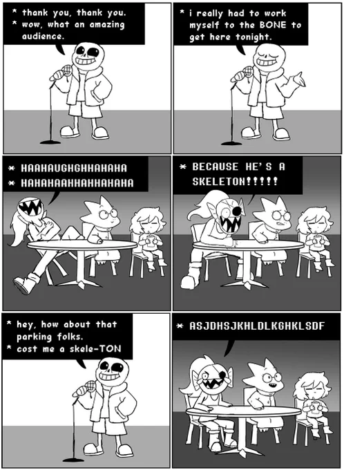 HAPPY BDAY UNDERTALE heres an old comic i realized i never posted here JKGSLNDFSBD 