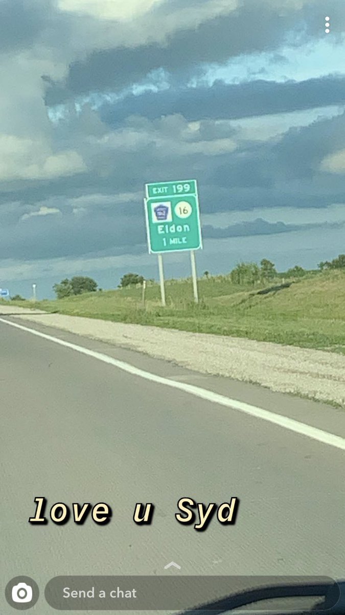 sydni_hare's tweet photo. Every time @skymule20 is on her way back to Macomb she sends me this picture. My Grandpa Eldon passed away last December, and these pictures mean a lot. Especially today. Happy Heavenly birthday Grandpa. https://t.co/HtBftraP31