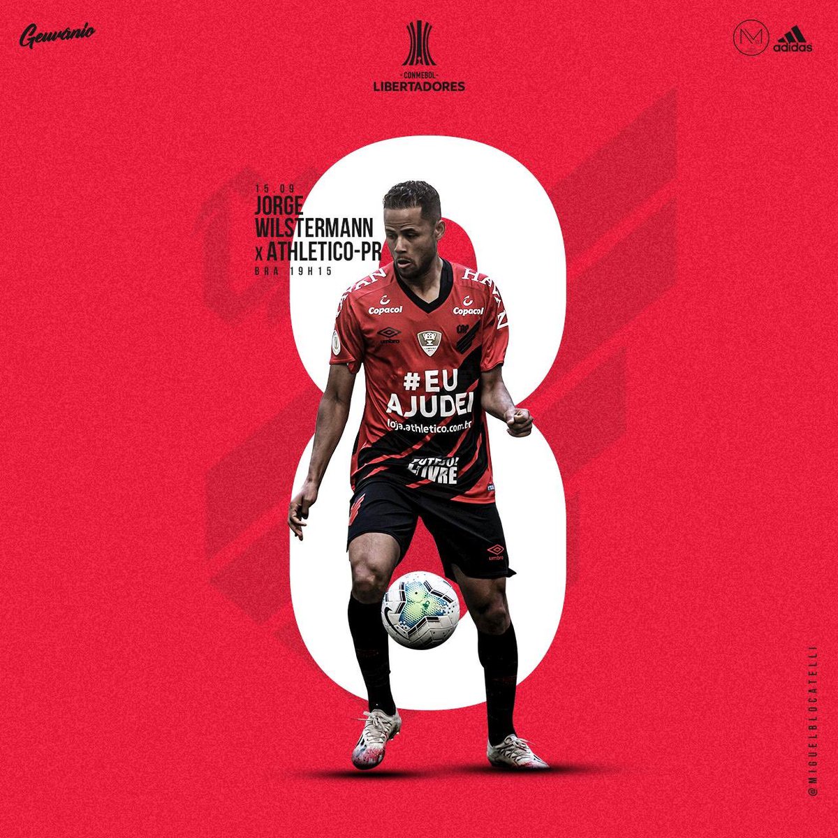 É Libertadores! Que Deus nos abençoe e nos proteja! 💀🌪🔴⚫  <a href="/AthleticoPR/">Athletico Paranaense</a>