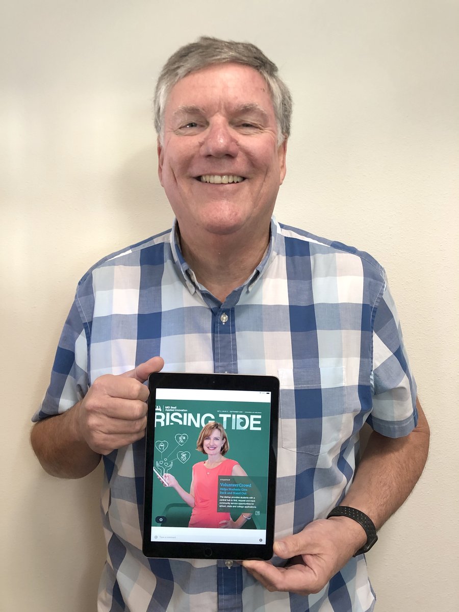 I'm excited to announce the latest issue of <a href="/UCICove/">UC Irvine Beall Applied Innovation</a>'s Rising Tide Magazine is now available in an easy-to-read digital format. Read about the startup @VolunteerCrowd, <a href="/UCIrvine/">UC Irvine</a> professor Chris Barty and more. #RisingTideMag: bit.ly/3kcoYtF
