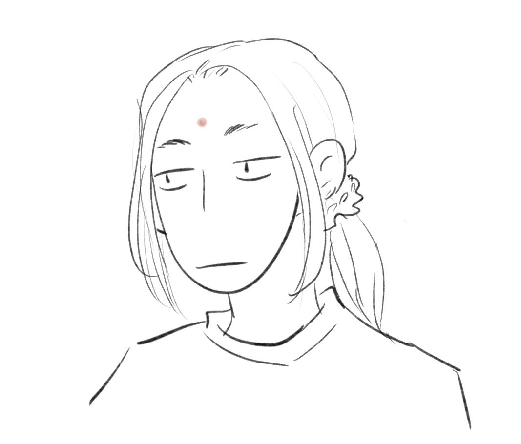 Got a mosquito bite on my forehead, but what if, 